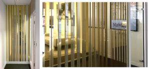 Adhésifs pour cloisons de bureaux, Boucheron Paris
