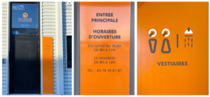 Découpe de texte, de logo et création de pictogramme, Denergie