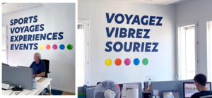 Lettrage coloré, Groupe Couleur, Lyon