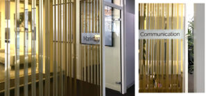Adhésif pour cloison de bureau – Boucheron, Paris