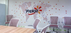 Habillage mural - Yoplait, Paris